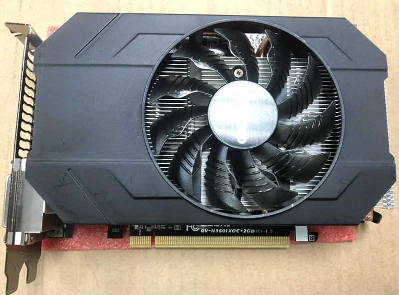 Видеокарта GIGABYTE gtx 960 2 Гб 128 бит GDDR5 видеокарты для nVIDIA VGA карты Geforce GTX960 Dvi Hdmi б/у gameGV