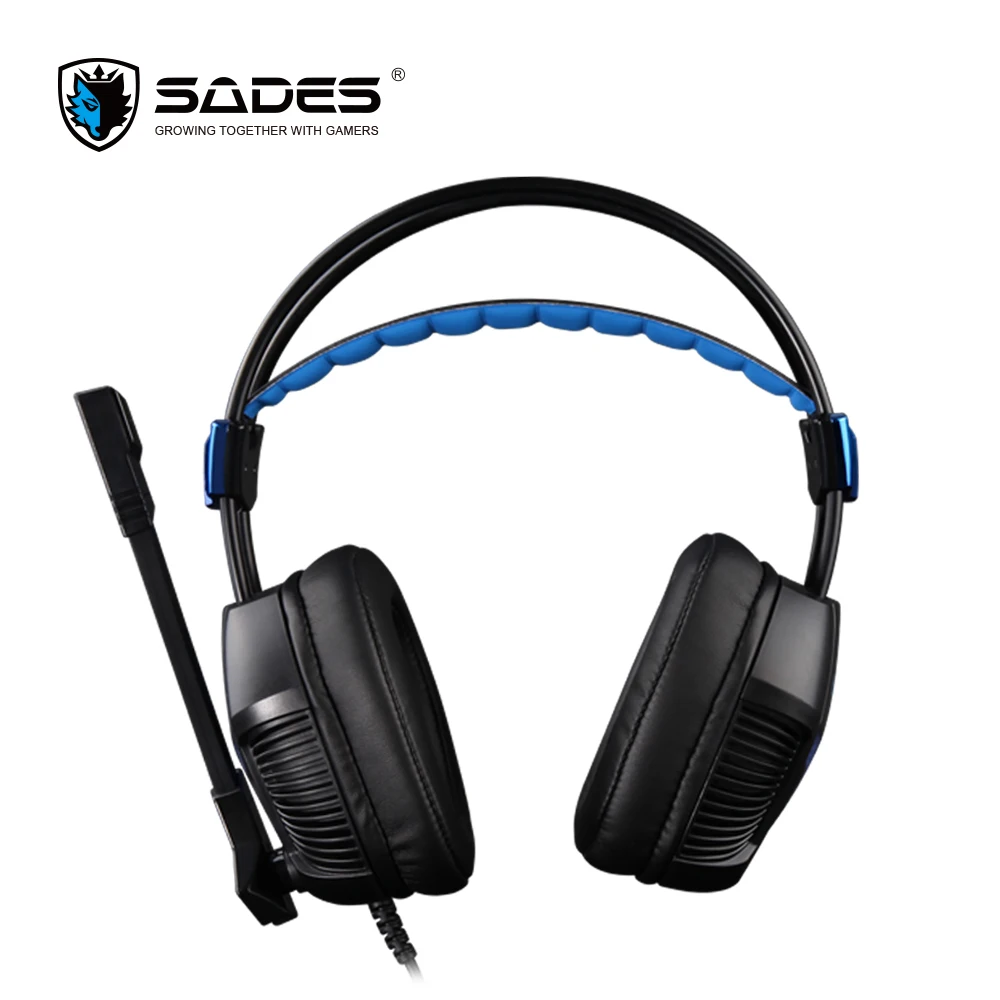 SADES Xpower Plus игровая гарнитура Gamer наушники стерео объемный звук 2 уровня вибрации