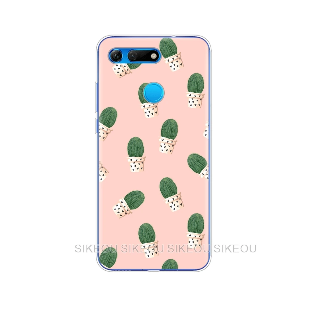 51713 Чехол для huawei Honor View 20 V20, чехол, мягкий силиконовый чехол для Honor V20, Капа с милым животным рисунком, полностью 360, чехол - Цвет: 51713