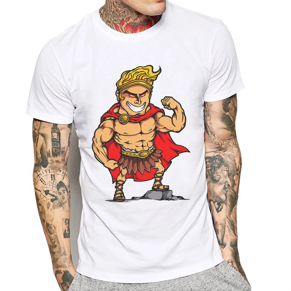 

T Shirt Men Brand 2019 Fashion Mens Cotton Short Sleeve Tops Creative Superhero Cartoon Printing Cotton Tees Camisetas Masculina