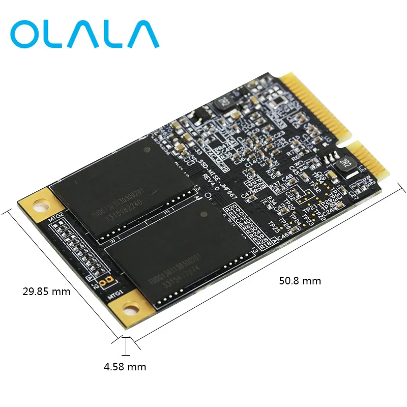 OLALA mSATA SATA III SSD 120 ГБ 240 480 Внутренний твердотельный для ноутбука Настольный сервер