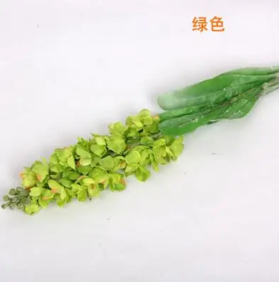 green 20 шт поддельный дельфиниум, лиловый цветок для свадьбы, для дома, вечерние, для супермаркета, декоративные цветы - Цвет: green