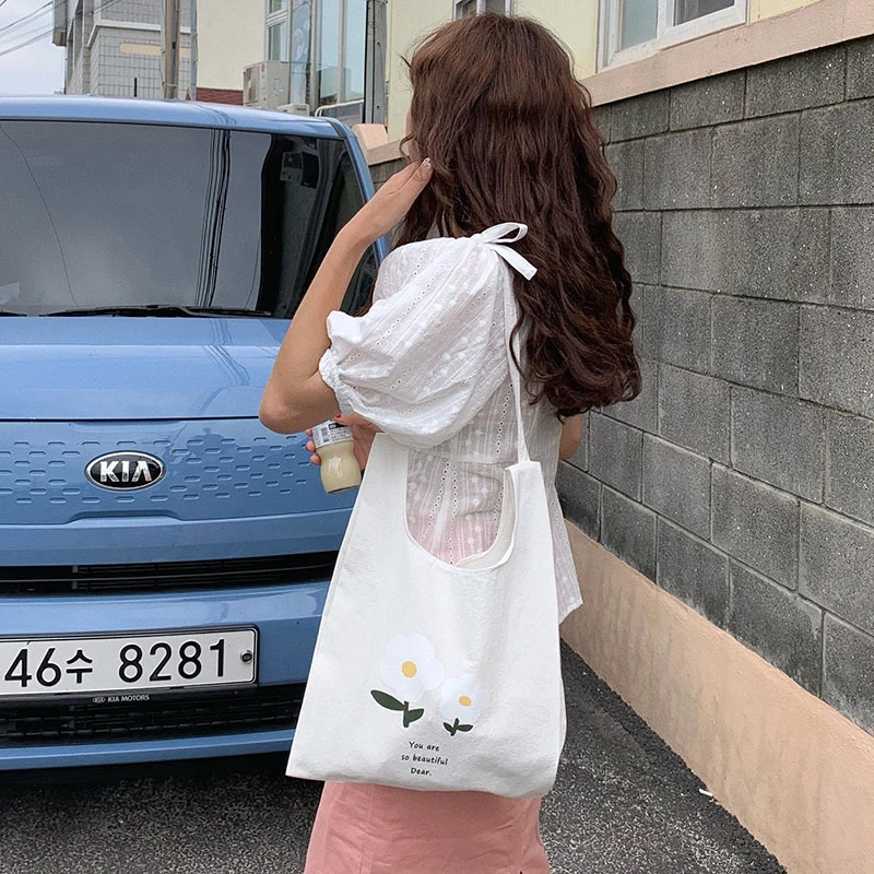 Youda модная женская парусиновая сумка с цветочным принтом Элегантная Дамская