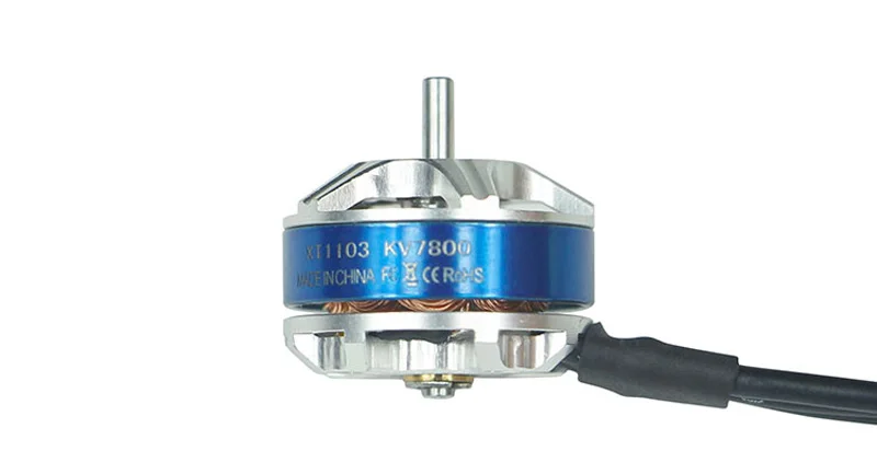 4 шт. 2S KINGKONG XT1103 KV7800 XT1104 KV7500 мини двигатель FPV с пропеллером набор для Flyegg 100 130 ET110 115