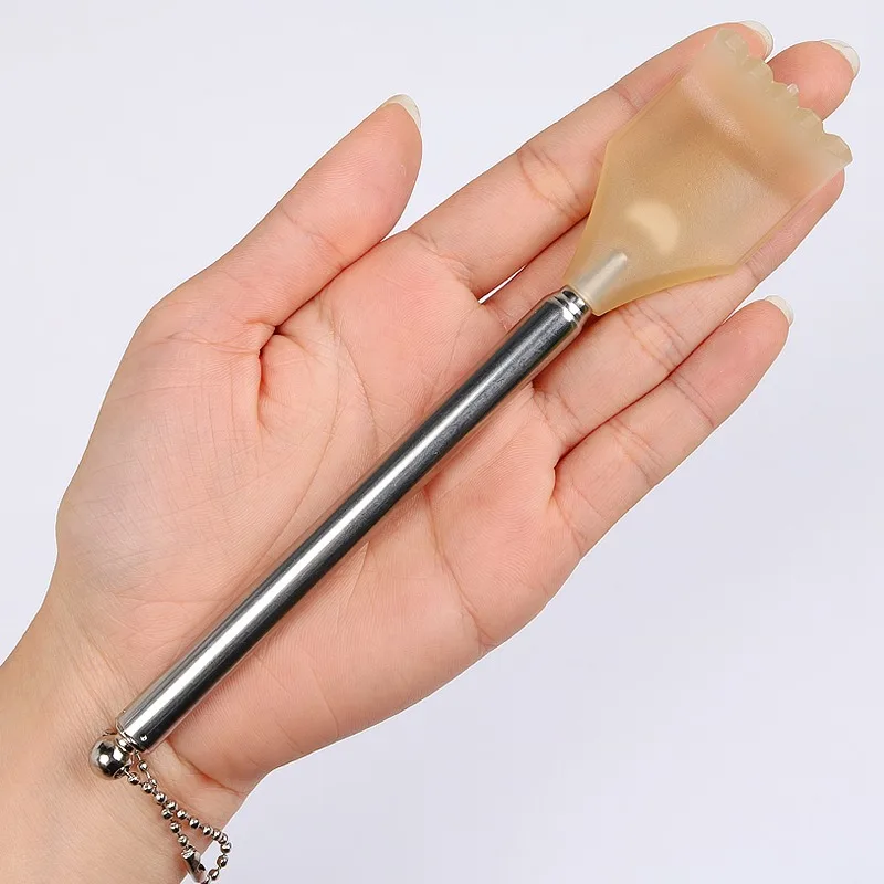 Телескопическая старших Массажная чесалка для спины коготь палку на плечо всего