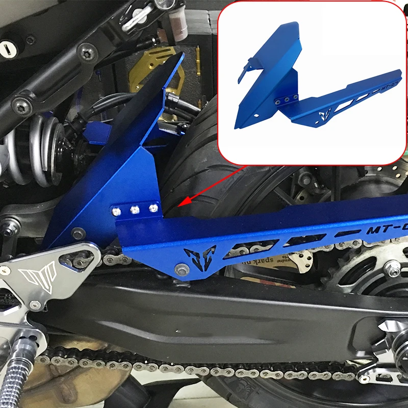 FZ07 MT07 13-17 цепь защита крышка заднего крыла шина Hugger для Yamaha MT-07 FZ-07 MT 07 FZ 07 2013- крыло брызговик цепь