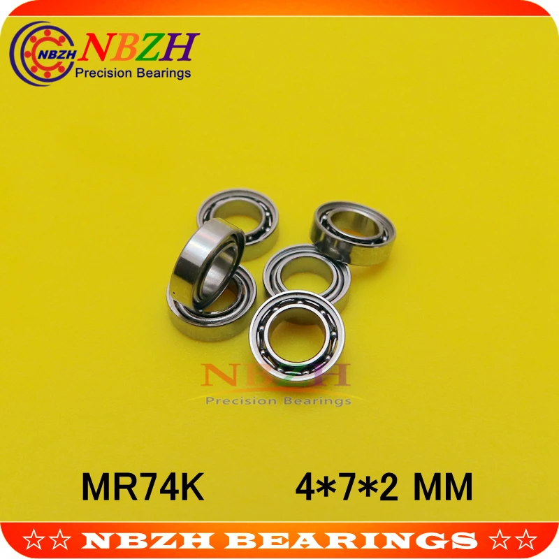 Миниатюрный подшипник MR74 MR74Z открытый/одиночный запечатанный 4*7*2 мм для Rc хобби и промышленности MR74K