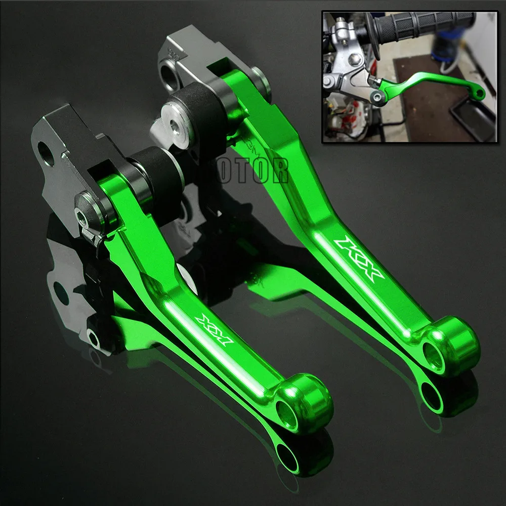 Поворотные Рычаги сцепления тормоза мотоцикла для Kawasaki KX65 KX85 KX125 KX250 KX250F KX450F