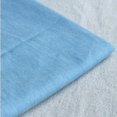 light blue 1 шт. полностью хлопковая стираемая джинсовая ткань для шитья blyth кукольная одежда платье ручной работы DIY кукольная одежда материал ткань 50*75 см - Цвет: light blue
