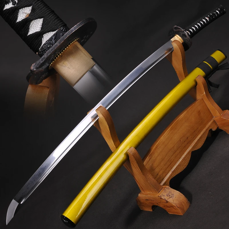 Японский самурайский меч катана закаленные в масле 1060 углеродистая сталь