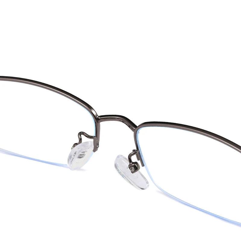 2019 классические модные компьютерные очки для мужчин металлическая половинчатая