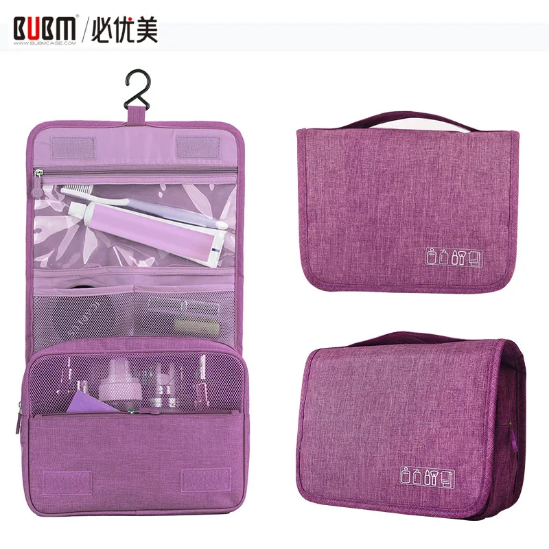 BUBM bag for cosmestics makeup travel toiletry pouch organizer with handle hanging men women universal |