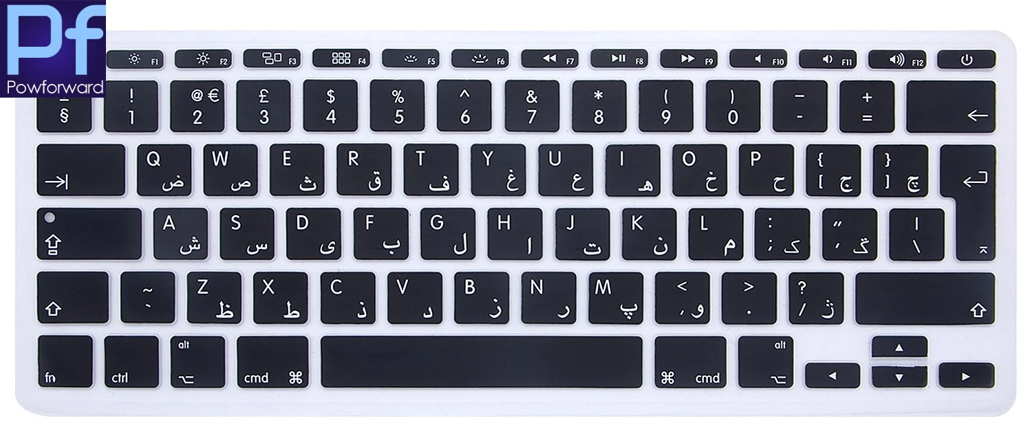 Силиконовый чехол для клавиатуры на арабском языке защита кожи MacBook Air 11 6 дюймов