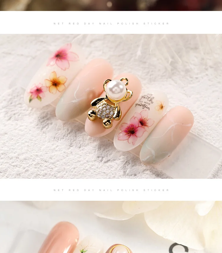 1 лист Золотой Лозы стикеры 3D на ногти Nail Art Переводные лозы дизайн ногтей японский стикер для ногтей тату Мода наклейки для ногтей
