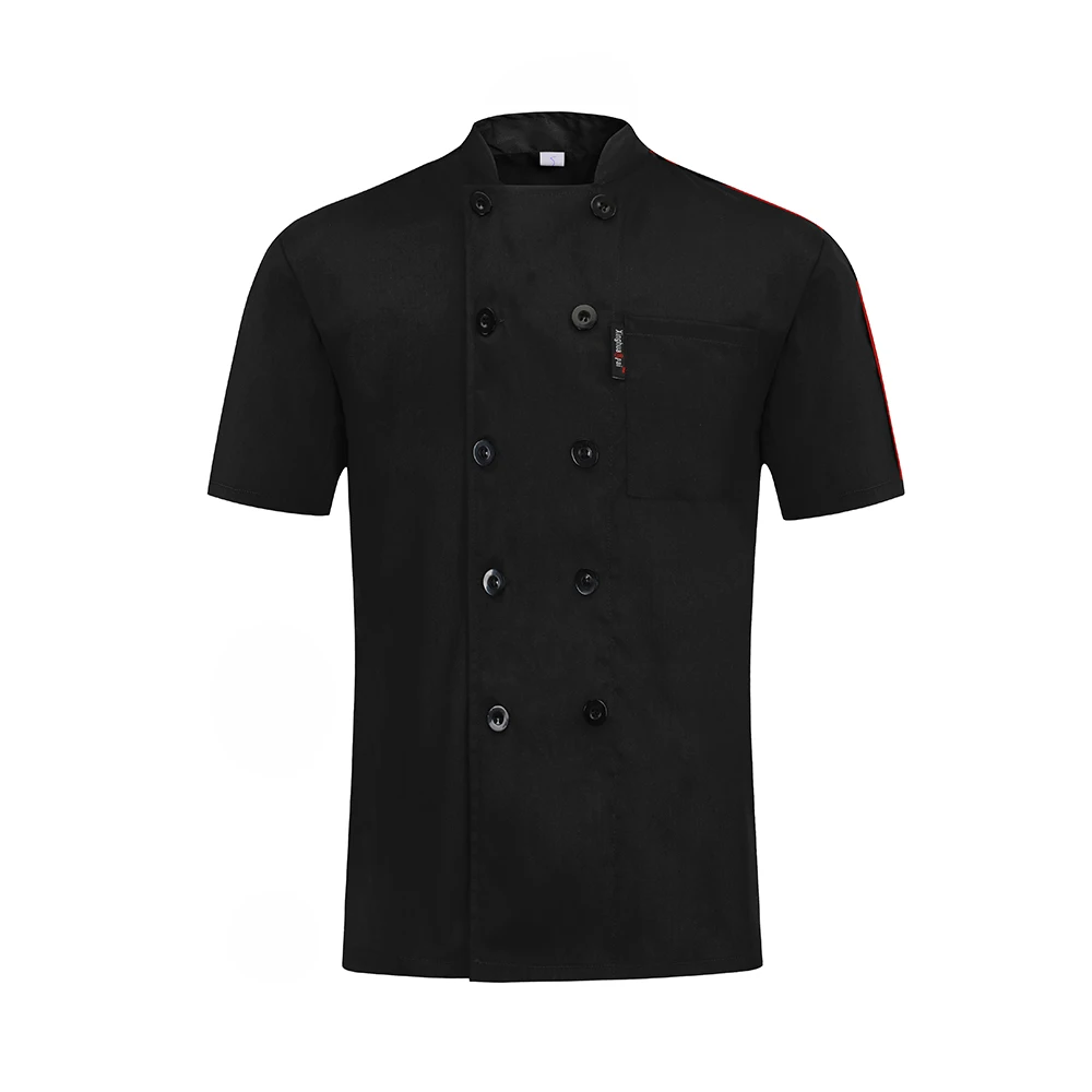 Верхняя одежда для повара Униформа профессиональная Veste De Cuisine летняя кухня Отель Суши для мужчин и женщин столовая праздничная одежда Кофейня