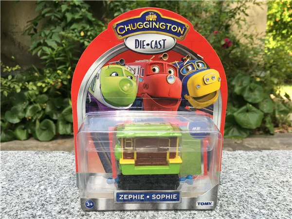 Поезда Takara Tomy Chuggington металлический Литая Игрушечная машина Zephie новинка |