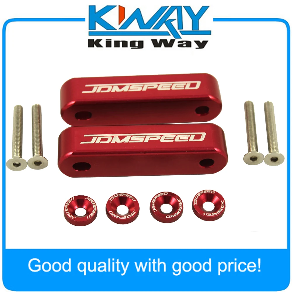 Jdmspeed красная распорка капота набор стоек для Acura Integra 1990-2001 Honda Civic CRX 1988-2000