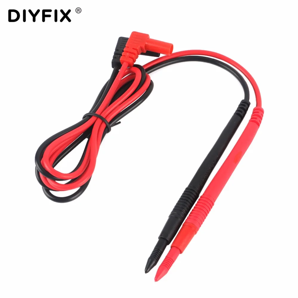 DIYFIX 1 пара Универсальный мультиметр зонд тестовый направляющий штифт для цифровой мультиметр тестер с измерительным наконечником иглы 1000 в 10A