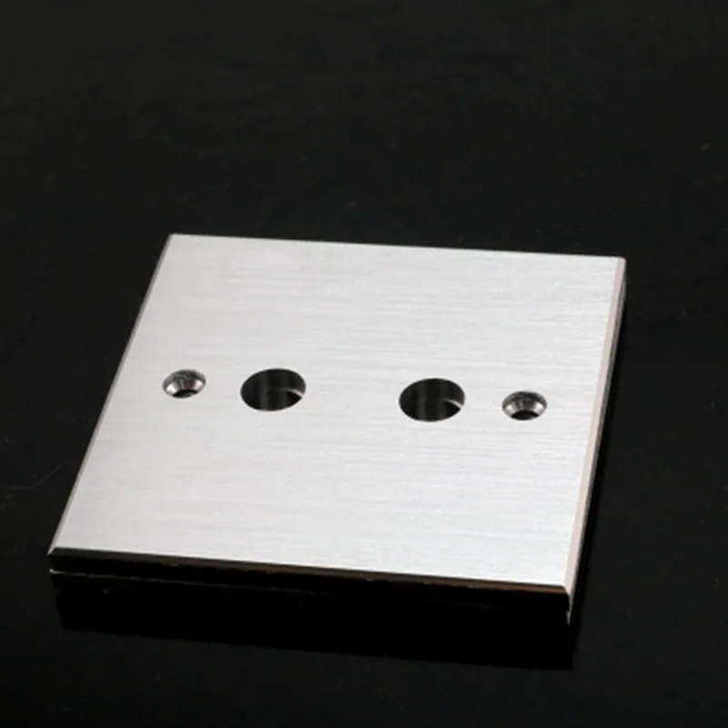 5 мм толщиной алюминиевый сплав 4 бит/2 позиции настенный штекер панель разъем