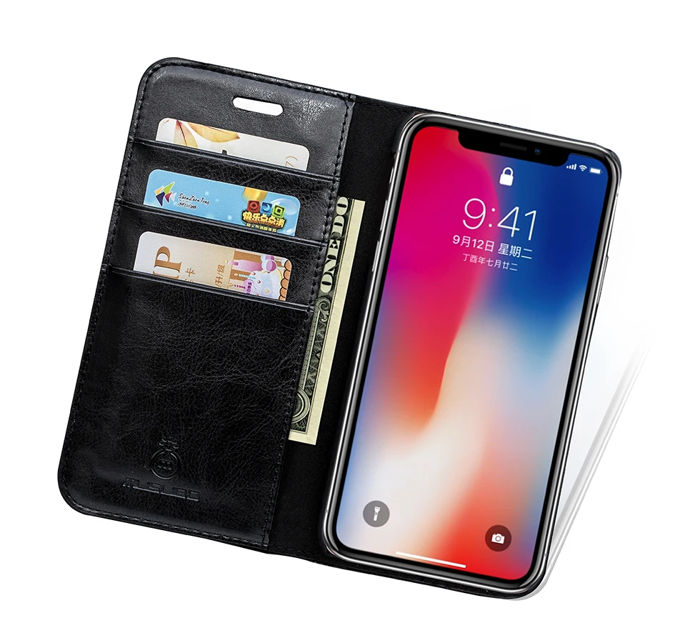 Роскошный Musubo кожаный чехол-книжка с застежкой для iphone Xs Max X XR 7 Plus 6plus 6s 5 Флип Стенд кожаный чехол для iphone 8 Plus держатель для карт