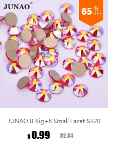 JUNAO 1 ярд 3 ряда SS8+ SS16+ SS8 Серебряная основа прозрачное стекло AB Стразы цепочка для шитья хрустальных бусин Аппликация отделка стразы цепочка для чашки