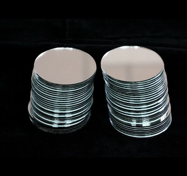 Круглые зеркальные наклейки диаметром 5 см аксессуары сделай сам декоративные