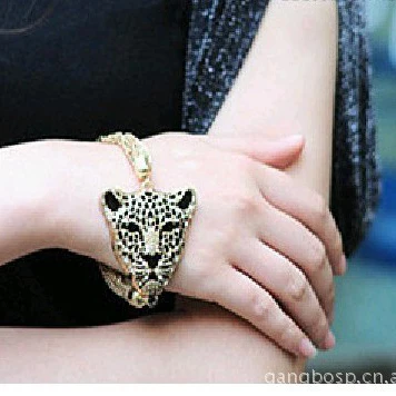 Женский золотистый браслет с леопардовым принтом в стиле ретро|bracelets for|gold bracelets for