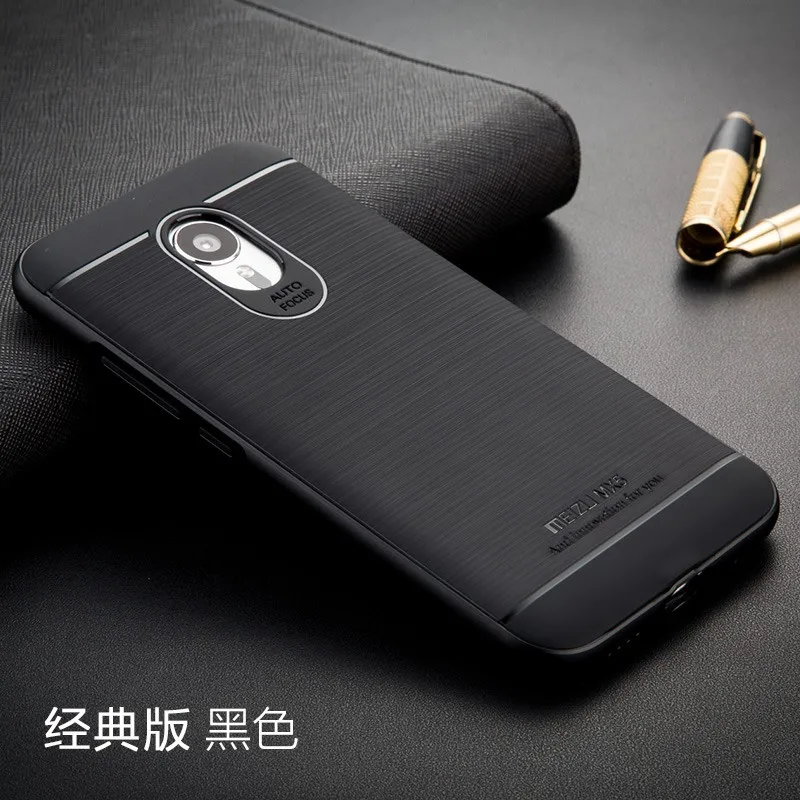 Роскошный брендовый чехол GU JIANG для Meizu MX5 металлическая рамка и силиконовая