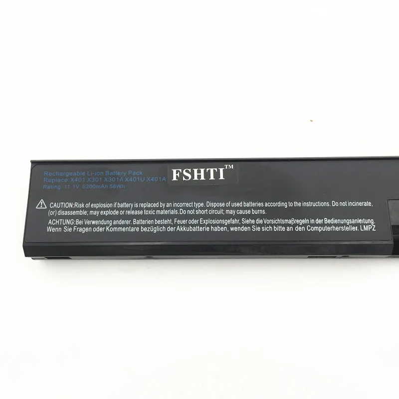 Высокое качество Черный A32 X401 Аккумулятор для ноутбука ASUS F401U X301 X301A X401A X501A X501U A31 A41