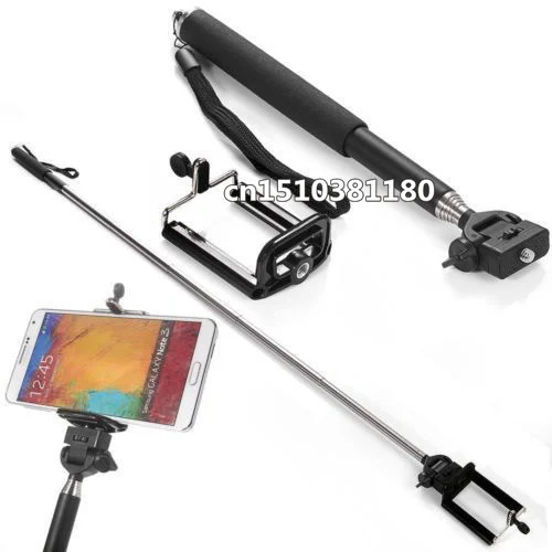 Выдвижной ручной монопод с таймером для iP @ one Samsung HTC LG w/GoPro Clip S5 S4 S3 S2 |stick monopod|gopro