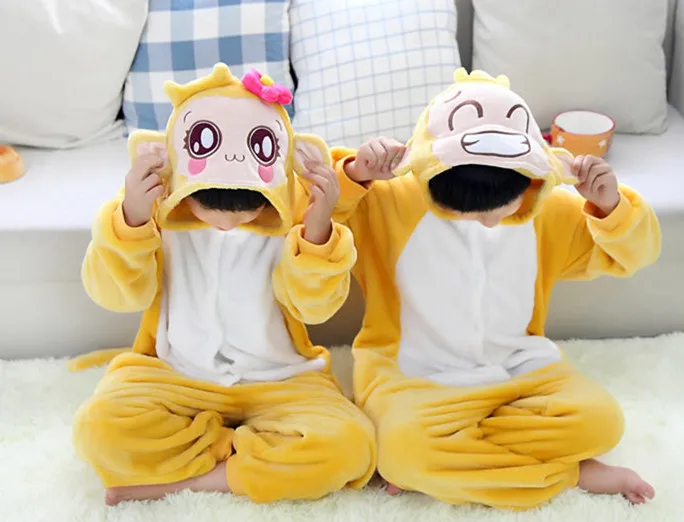 Кигуруми обезьянка для детей детские комбинезоны пижамы карнавальный костюм