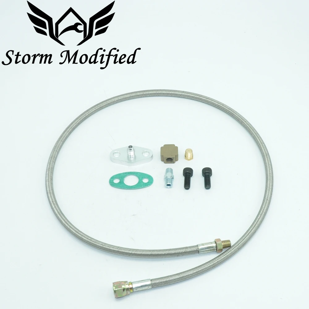 

SuTong Universal Turbos Turbo Oil /Water Feed Drain Fitting Line Kit
