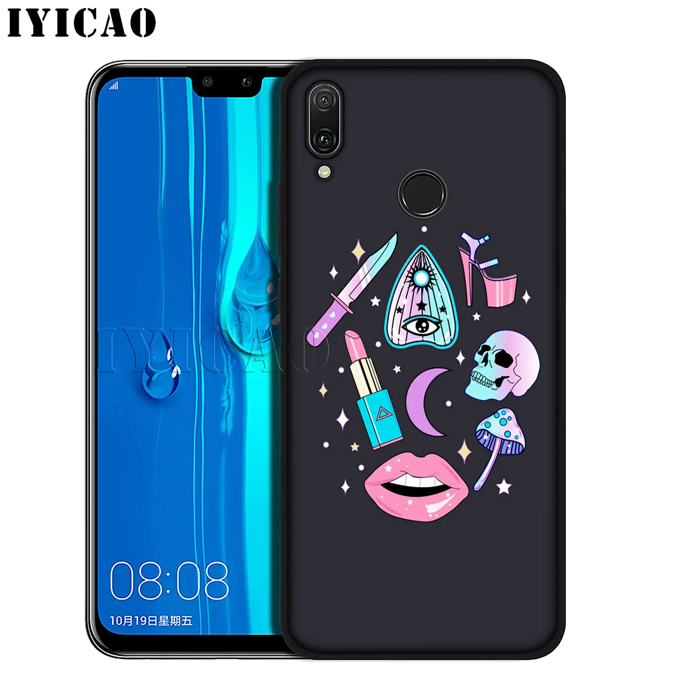 IYICAO Girly Pastel Witch Goth Мягкий силиконовый чехол для телефона Huawei Mate 30 20 10 Pro Lite Nova 5I 4 3i 3 2i
