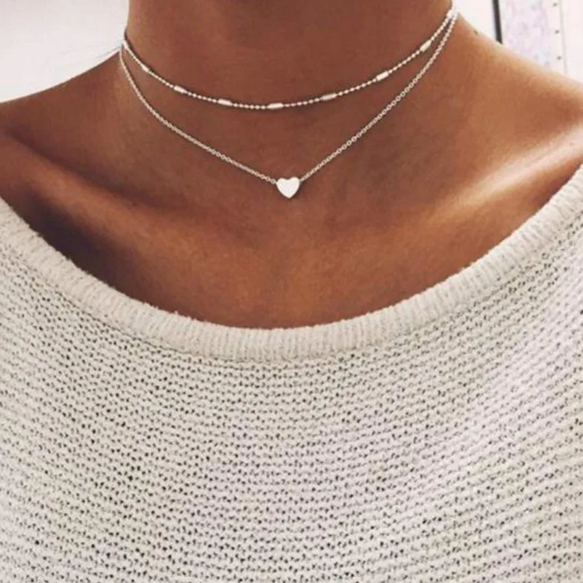 Stella двойная волторна ожерелье с кулоном в форме сердца спортивные шаровары