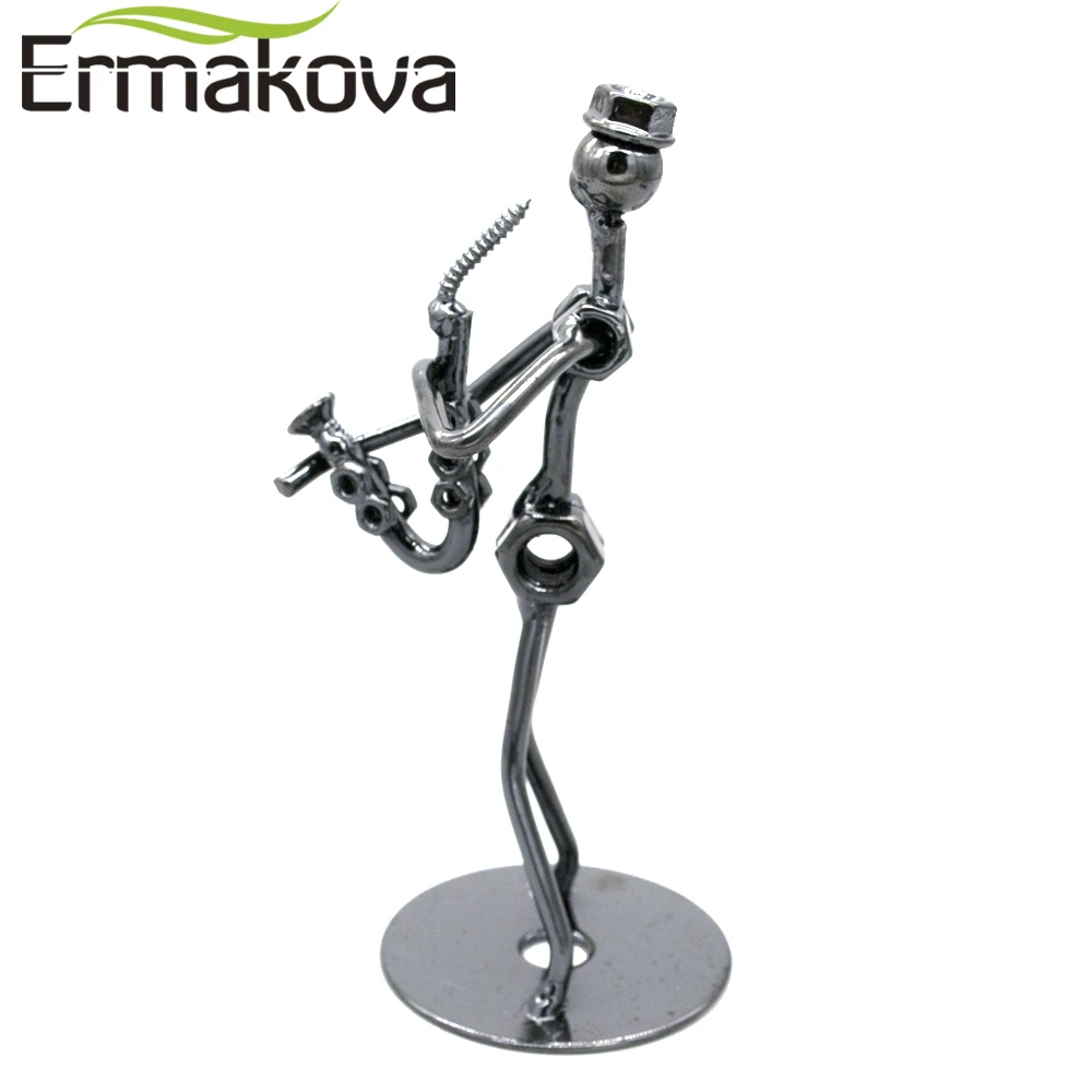 ERMAKOVA 5 1 &quotметаллическая скульптура музыкальный инструмент статуэтка Sax прилавок