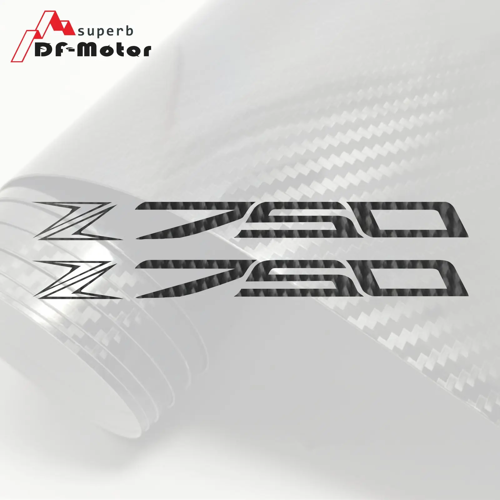 

For Kawasaki Z750 Z 750 Motorcycle Sticker Decal Carbon Car Sticker Wheels Fairing Helmet 5D Carbon Fiber Sticker MOTO