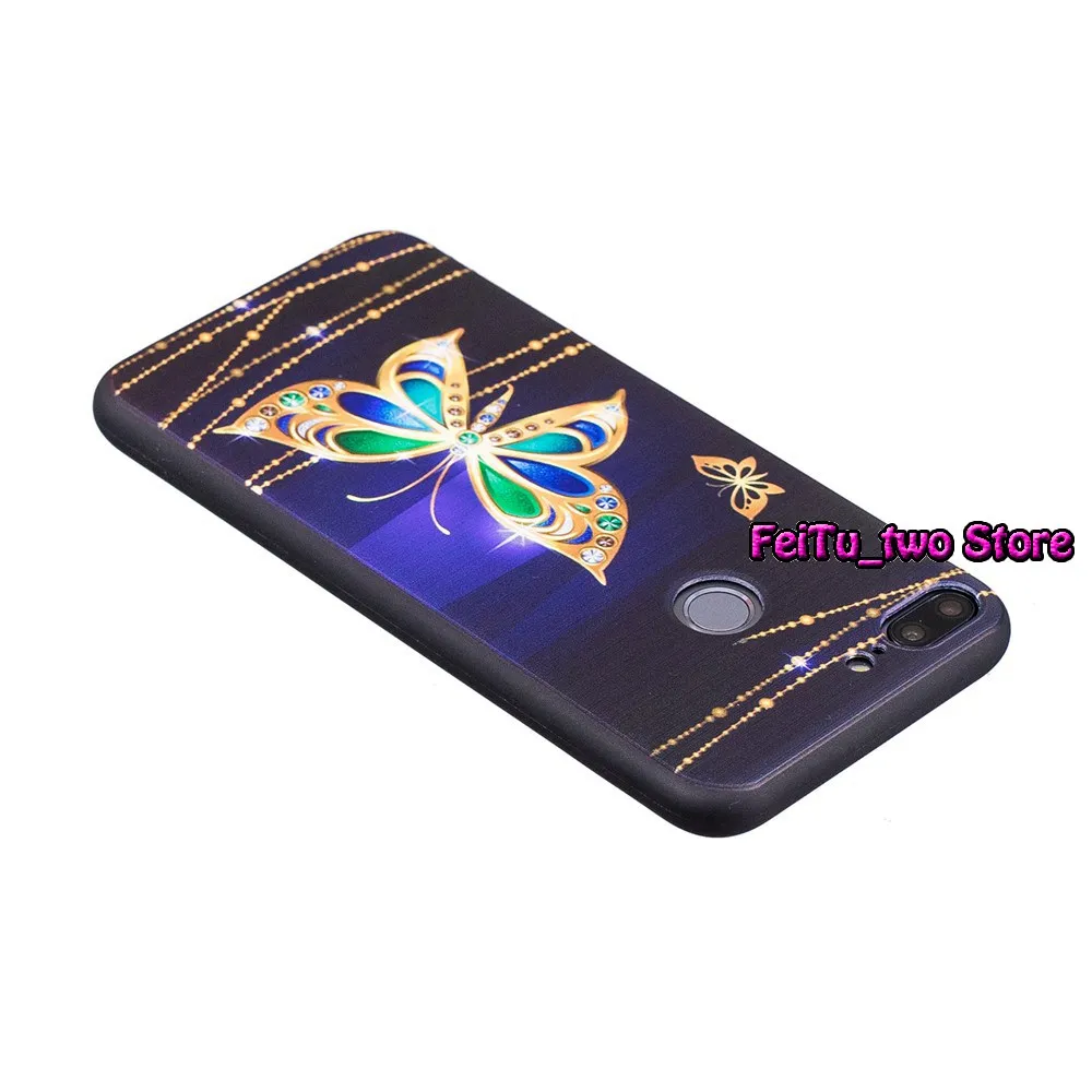 Emboss TPU Case for Huawei Honor 9 Lite Dual LLD-L31 LLD-L22A LLD-L22 Honor9 LLD L31 L22A L22 Soft Silicone Phone Cover |