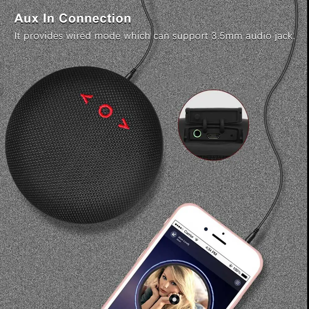 Новое поступление мини водостойкий TWS беспроводной Bluetooth динамик Hands free Открытый