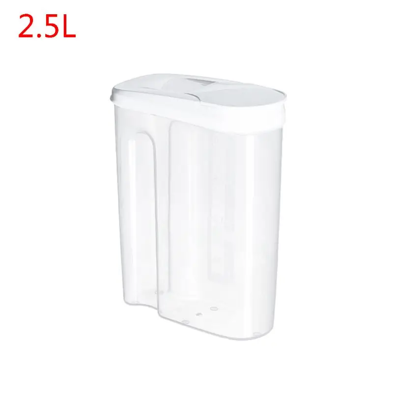 -BGL 1.8L/2.5L контейнер для хранения зерновых s герметичный пластиковый кухонный пищевой горшок зерно бобов риса закуски коробка канистра банка - Цвет: -BGL