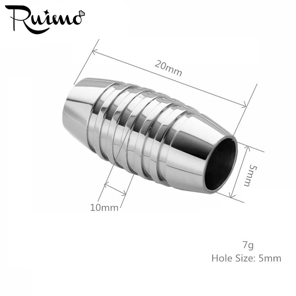 Магнитные застежки RUIMO из нержавеющей стали 316l 5 мм серебристого цвета подходят