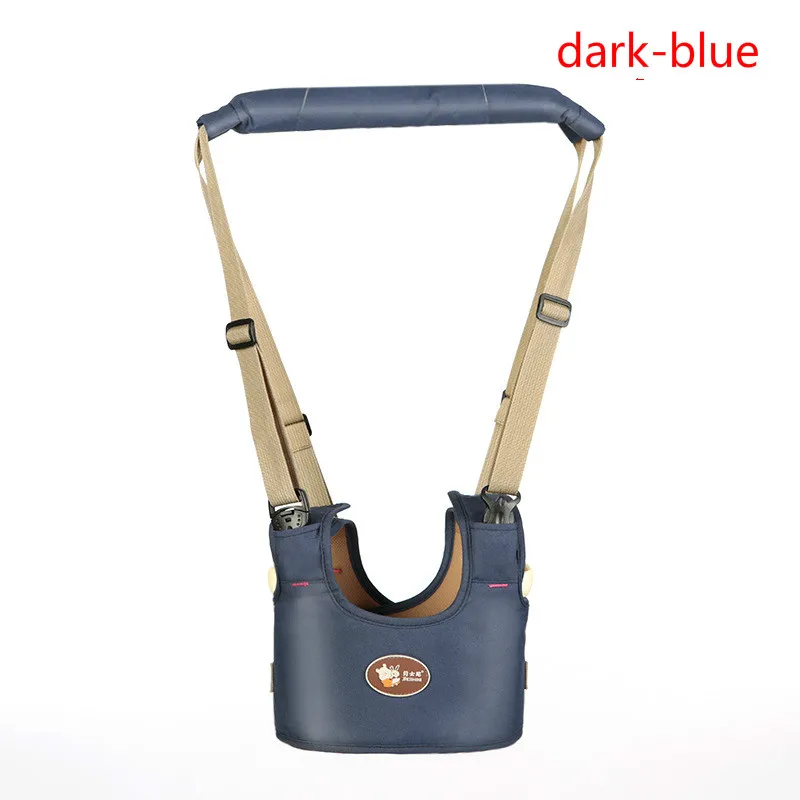 dark-blue Ходунки для малышей, детский рюкзак-поводок, Поводок для детей, Детский ремень для обучения ходьбе, детский ремень, Детские поводки для безопасности - Цвет: dark-blue