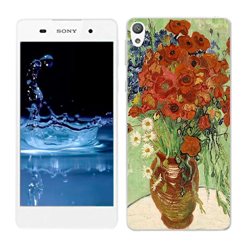 Мягкий чехол из ТПУ для Sony Xperia E5 f3311 f3313, мягкий силиконовый чехол с масляной окраской, чехол для телефона для Xperia E5 E 5 Fundas - Цвет: 19