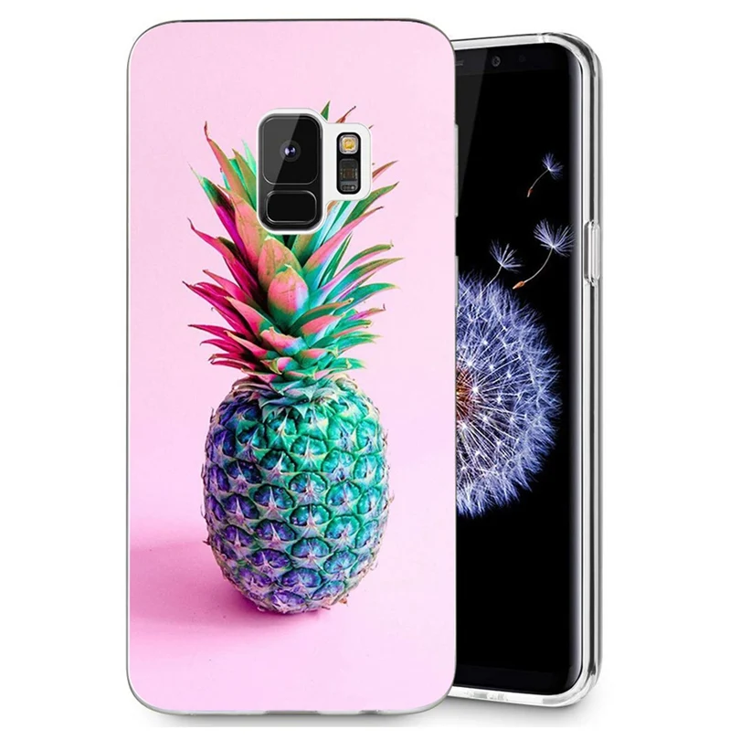 Чехлы для телефонов Samsung Galaxy S9 S9Plus S8 Plus S7 edge Note 8 Фрукты Ананас милый тропический