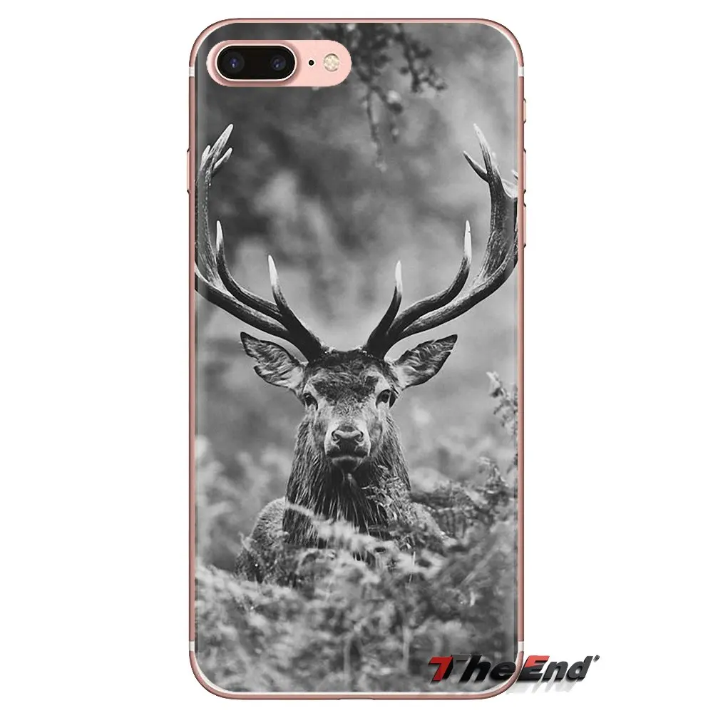 For Huawei Mate Honor 4C 5C 5X 6X 7 7A 7C 8 9 10 8C 8X 20 Lite Pro TPU Transparent Bag Case Merry Christmas Animal wild Elk Deer |
