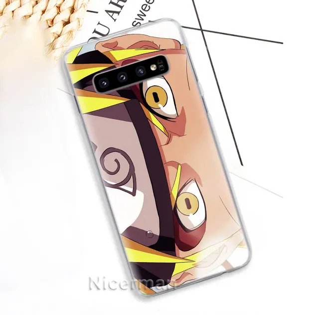 Чехол для телефона для samsung Galaxy S10e S10 S8 S9 плюс S6 S7 край A40 A50 A70 M20 чехол с рисунком из аниме «Наруто» Учиха Итачи жесткий поликарбонатный чехол - Цвет: 09
