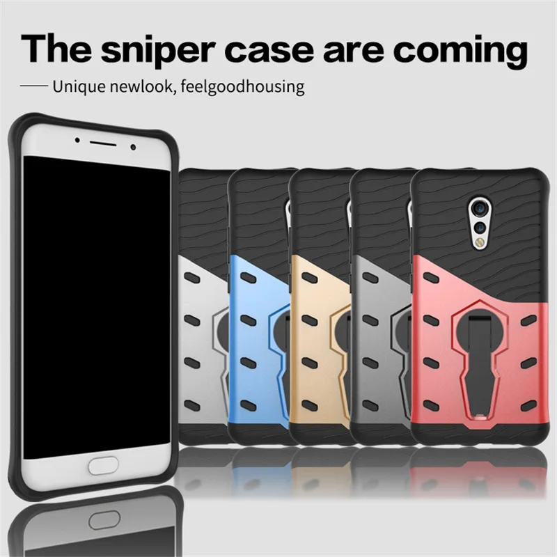 R For Samsung Galaxy A5 2017 5.2 inch Silicon Cover Rugged Armor Kickstand Case SM-A520F TPU + PC Phone Cases |