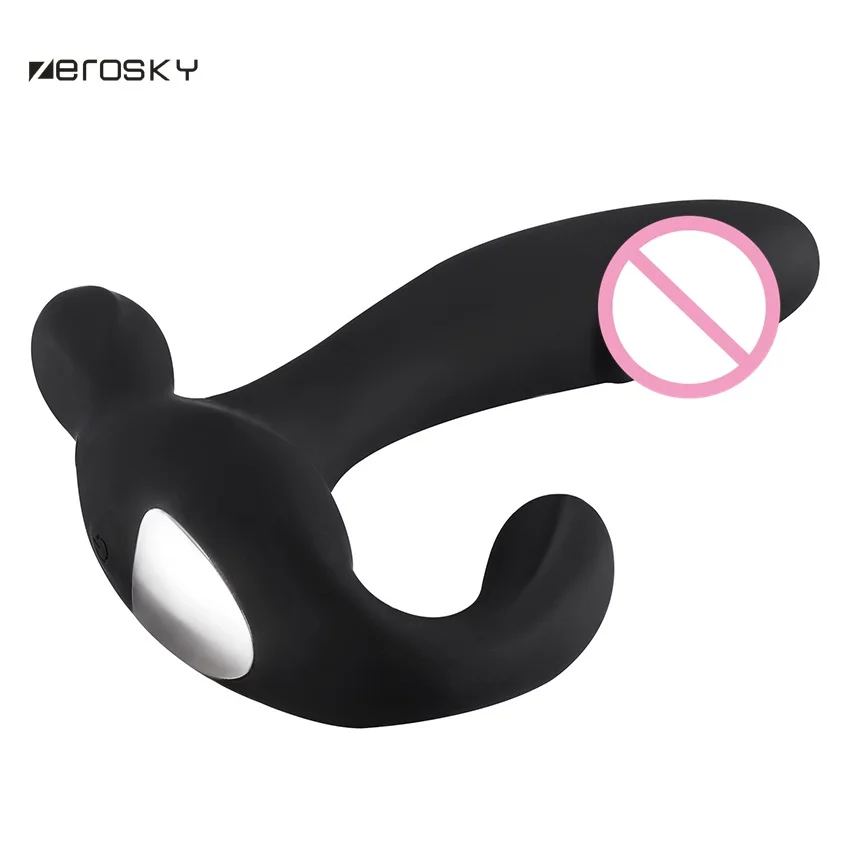 2018 Silicone Male Prostate Exerciser Massager Waterproof Personal Health Care Anal Butts Plug Vibrator Zerosky | Красота и здоровье