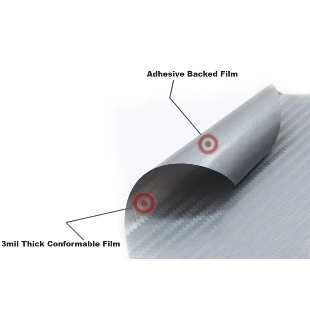 FEELWIND 30cmx127cm 3D Carbon Fiber Vinyl Film Wraps Waterproof Scratch-resistant Decals | Автомобили и мотоциклы