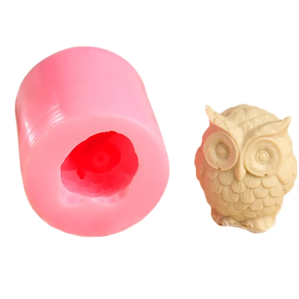 DIY резка для печенья маленькая Сова Форма руки 3D силиконовая форма торта