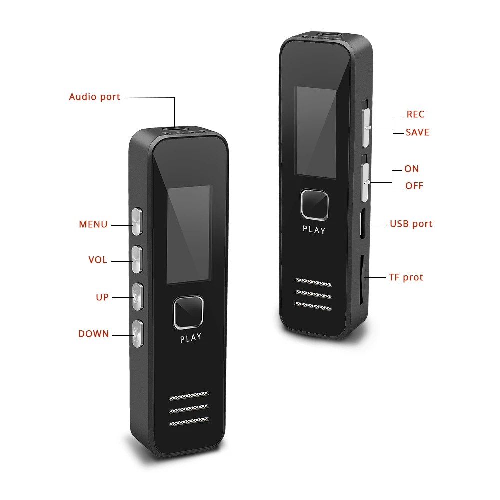 TISHRIC 16 Гб цифровой голос/Звук/аудио рекордер Usb диктофон ручка Профессиональный 20HR 10 м MP3 WMA U флэш-накопитель HD экран дисплей